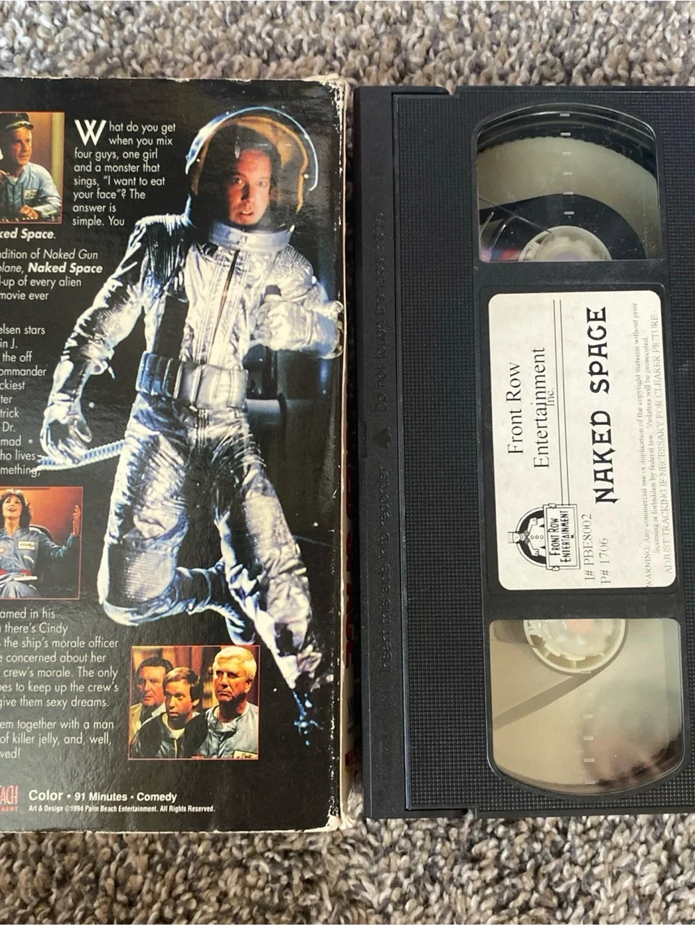 Naked Space VHS Tape - Black
